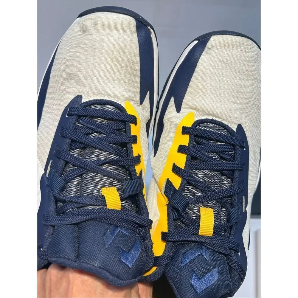 Nike Precision VI Low White Navy Gold Basketball Shoes DD9535-101 Men’s Size 9 U